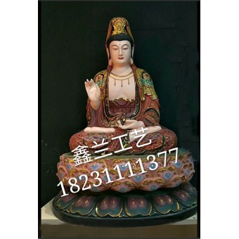 中国的佛教四大名山之首--五台山佛像厂家直销彩绘佛像铜雕佛像